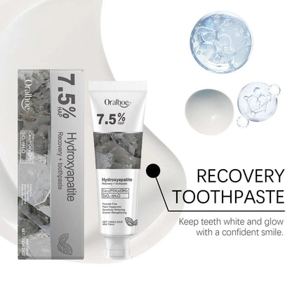Oralhoe Whitening Tooth Care Toothpaste, Daily Gingiva Care Gently Cleans Stains And Tartar Freshen Breath - COLMAGIC