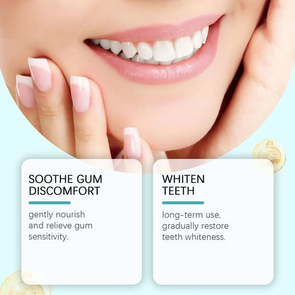 Oralhoe Brightening Toothpaste, Gentle Daily Care Toothpaste For Removing Stains, Brightening And Refreshing, And Reducing Odors - COLMAGIC