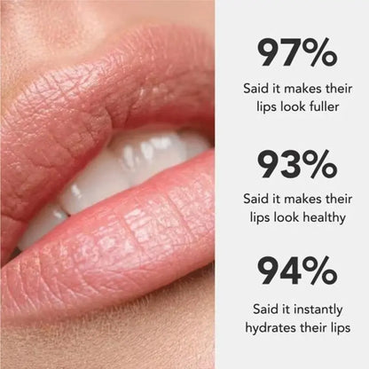 Plump Lab Lip Plumper Lip Oil Plumping Essence Lip Gloss Clear Moisturizing Softening Sleek Silver Tube - COLMAGIC
