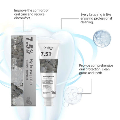 Oralhoe Whitening Tooth Care Toothpaste, Daily Gingiva Care Gently Cleans Stains And Tartar Freshen Breath - COLMAGIC
