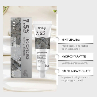 Oralhoe Whitening Tooth Care Toothpaste, Daily Gingiva Care Gently Cleans Stains And Tartar Freshen Breath - COLMAGIC
