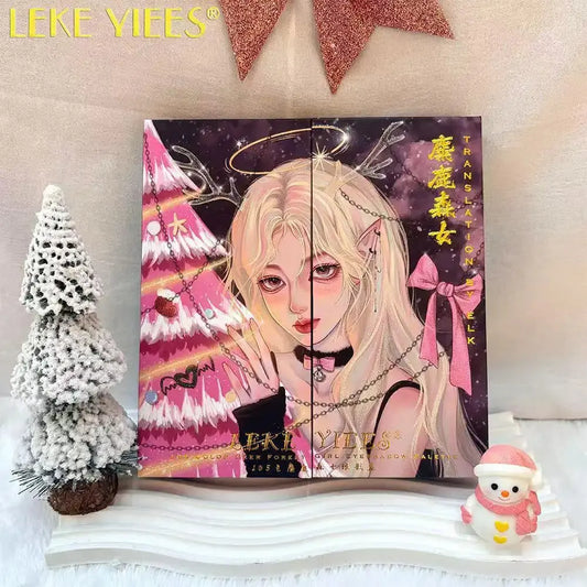 LEKE YIEES Multifunctional Folding Eyeshadow Palette 105 Colors Matte Glitter Highlighter Blush Makeup Cosmetic Smooth Versatile Usage Compact Easy to Carry - COLMAGIC